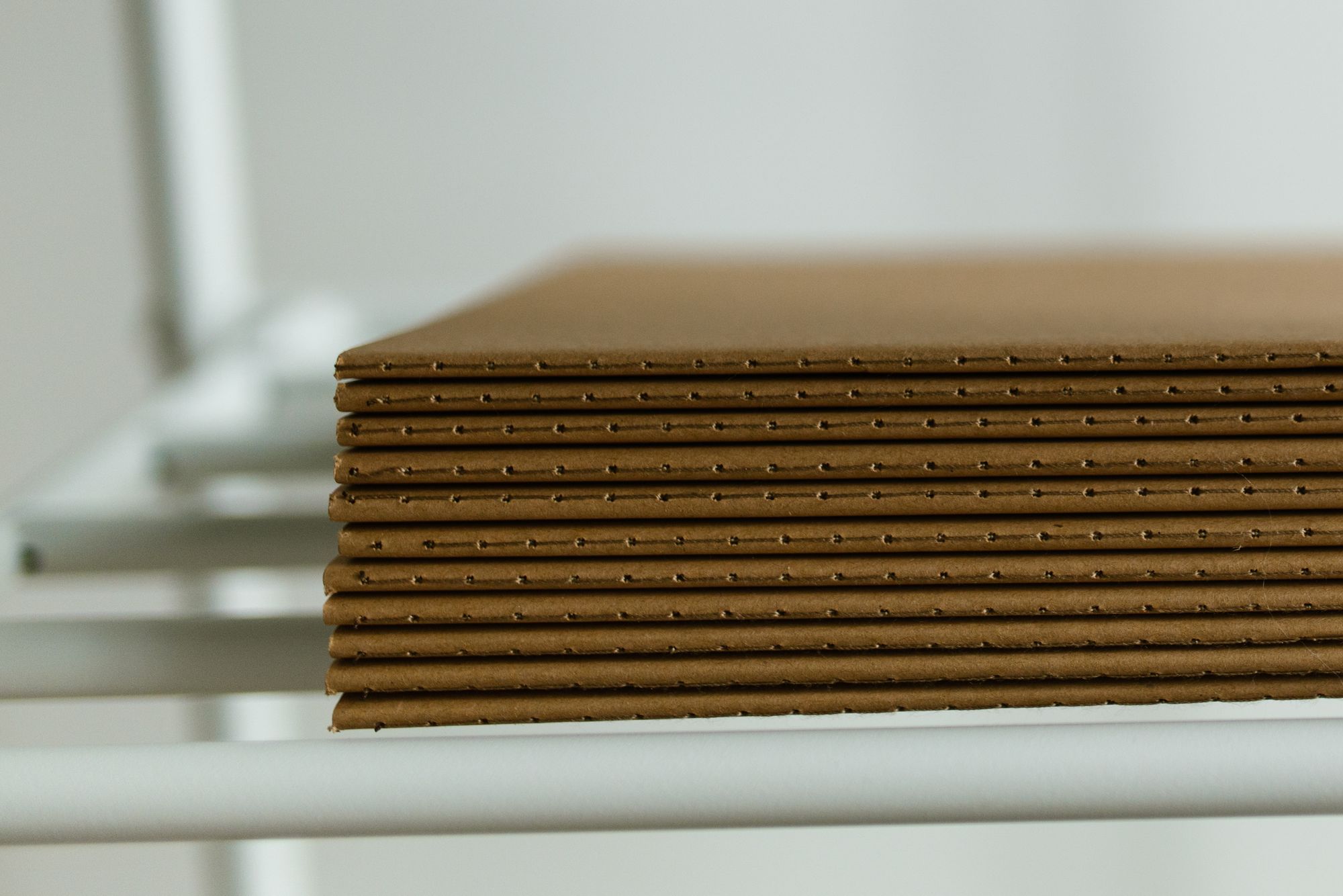 Corrugated packaging material